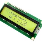 LCD Display 16X2 Yellow Backlight LCD1602 Parallel