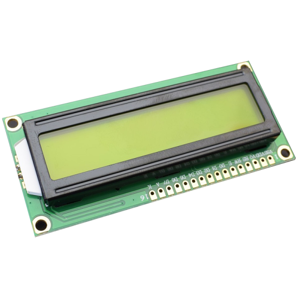 LCD Display 16X2 Yellow Backlight LCD1602 Parallel