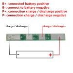 Lithium Battery Cell 18650 - 3.7V, 1S - 4A BMS