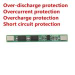 Lithium Battery Cell 18650 - 3.7V, 1S - 4A BMS