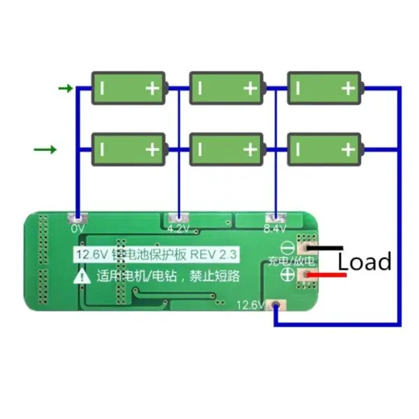 3S 20A BMS - 3.7V Li-ion 18650 Battery Charger - Battery Manager
