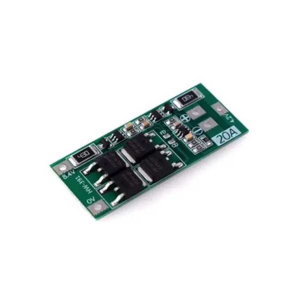 2S 20A BMS - 3.7V Li-ion 18650 Battery Charger - Battery Manager