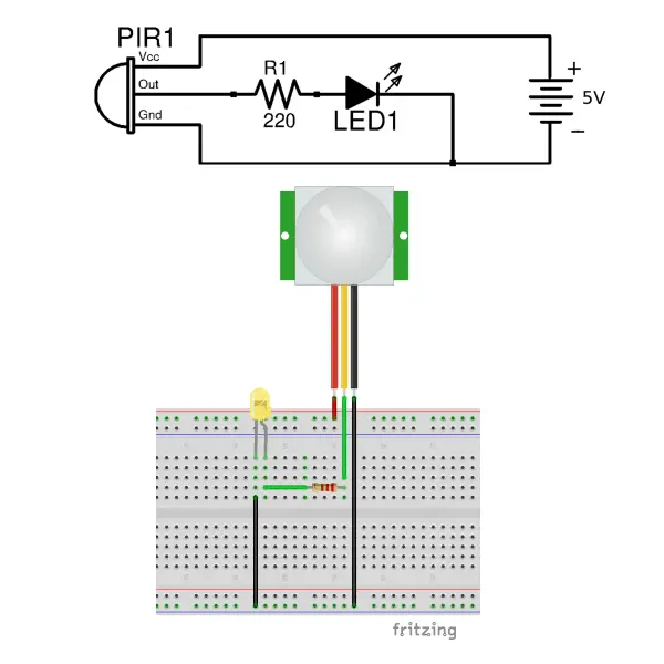 PIR Motion Sensor Detector Module HC-SR501